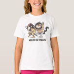 Where the Wild Things Are | Two Wild Things T-Shirt<br><div class="desc">In the forty years since Max first cried "Let the Wild Rumpus Start, " Maurice Sendak's classic picture book Where the Wild Things Are has become one of the most highly acclaimed and best-loved children's books of all time.</div>