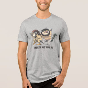 Where the Wild Things Are Two Wild Things Tri-Blend Shirt