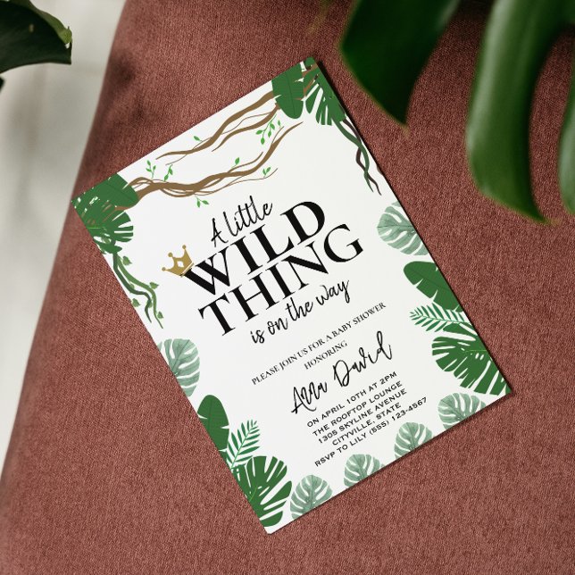 Where the Wild Things Are Unique Baby Shower Invitation (Creator Uploaded)