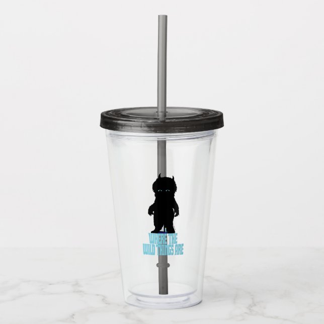 Where the Wild Things Are | Wild Thing Silhouette Acrylic Tumbler (Front)
