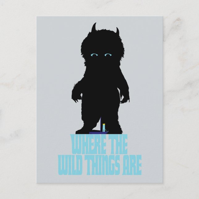 Where the Wild Things Are | Wild Thing Silhouette Postcard (Front)
