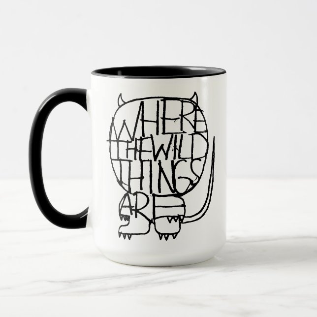 Where the Wild Things Are | Wild Thing Sketch Mug (Left)