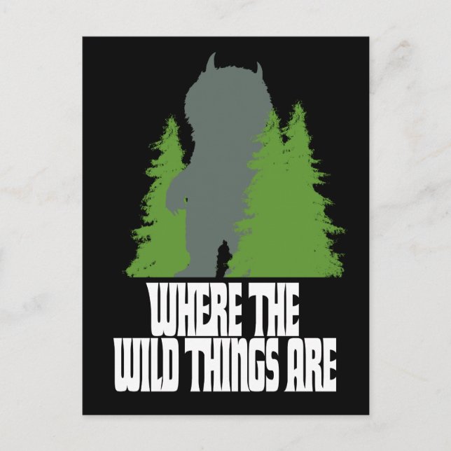 Where the Wild Things Are | Wild Thing & Trees Postcard (Front)