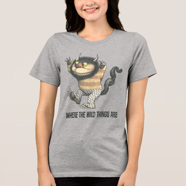 Where the Wild Things Are | Wild Thing Tri-Blend Shirt (Front)
