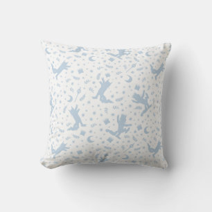 Where the Wild Things Blue Floral Cushion