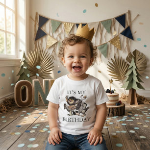 Where The Wild Things   It's My Birthday Baby T-Shirt
