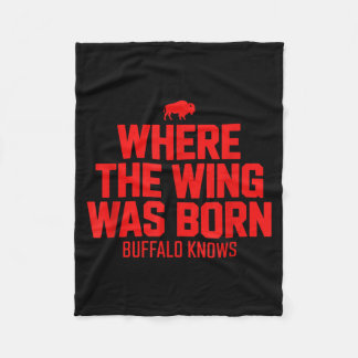 Where The Wing was Born Fleece Blanket