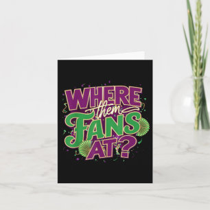 Where Them Vintage Fans At Black Girl For Women Gi Card