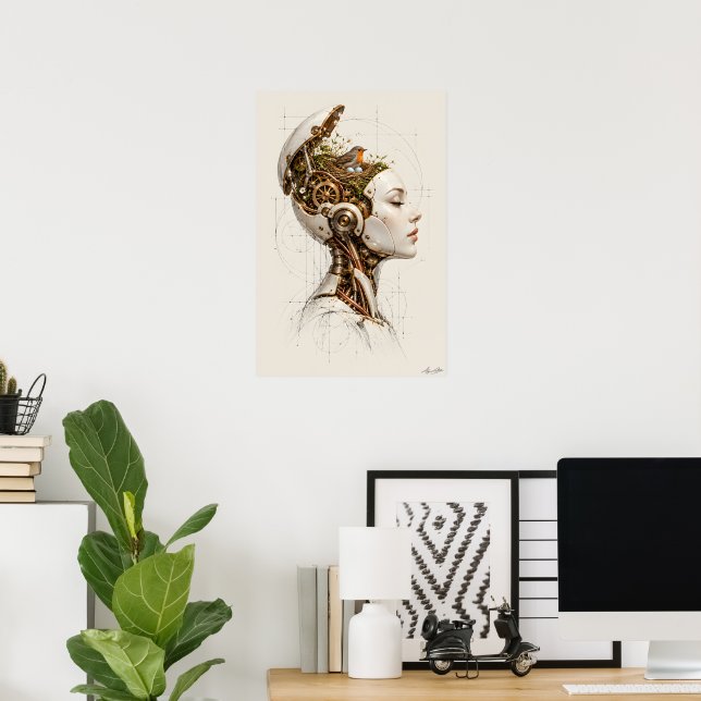 Where Thoughts Nest Poster (Home Office)