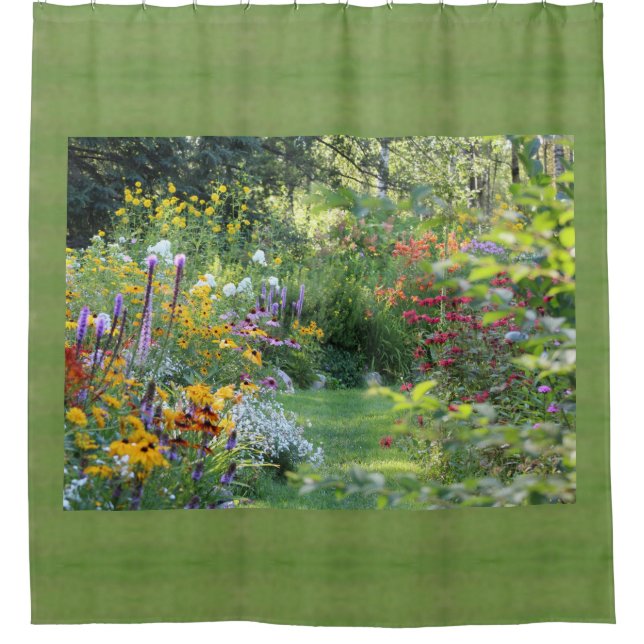 Where Three Gardens Meet Shower Curtain (Front)