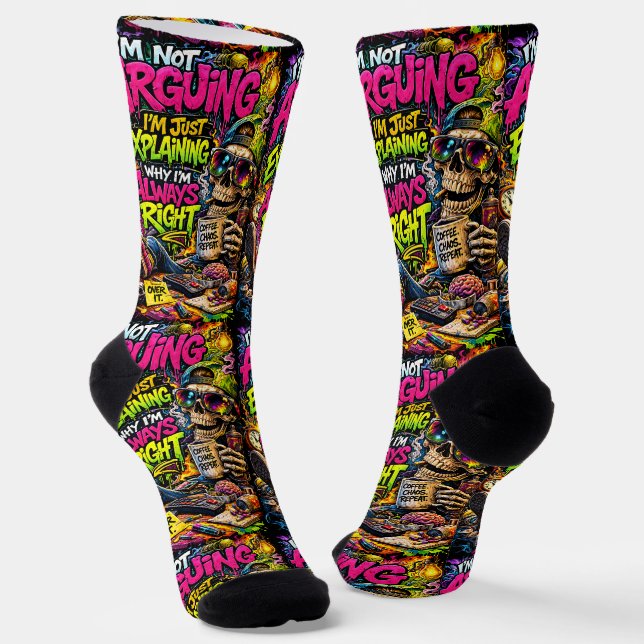 Where To Buy Cool Socks 00351 Always Right Socks (Angled)