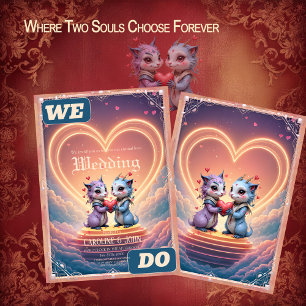 Where Two Souls Choose Forever  Invitation