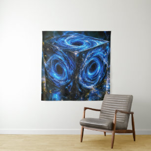 Where Universes Turn Inward - Portrait of Infinity Tapestry