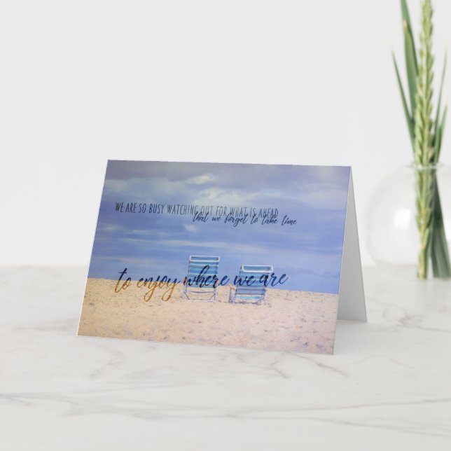 WHERE WE ARE Greeting Card (Front)