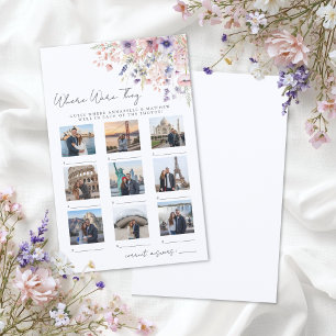 Where Were They Game Wildflower Bridal Shower