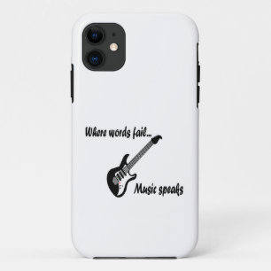 Where Words Fail, Music Speaks Case-Mate iPhone Case