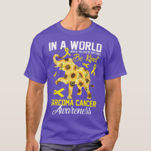 Where You Can Be Anything Be Kind Bone Cancer Awar T-Shirt