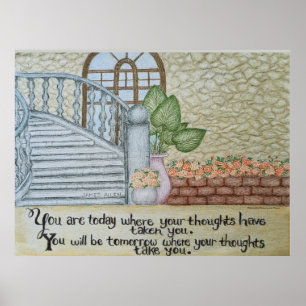 Where Your Thoughts Take You - Wall Art