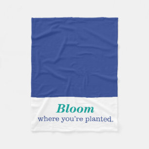 Where You're Planted Fleece Blanket