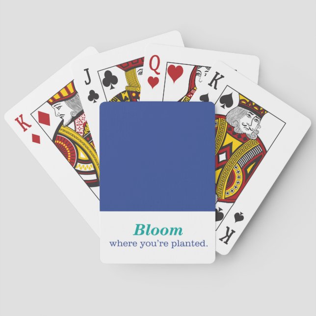 Where You're Planted Playing Cards (Back)