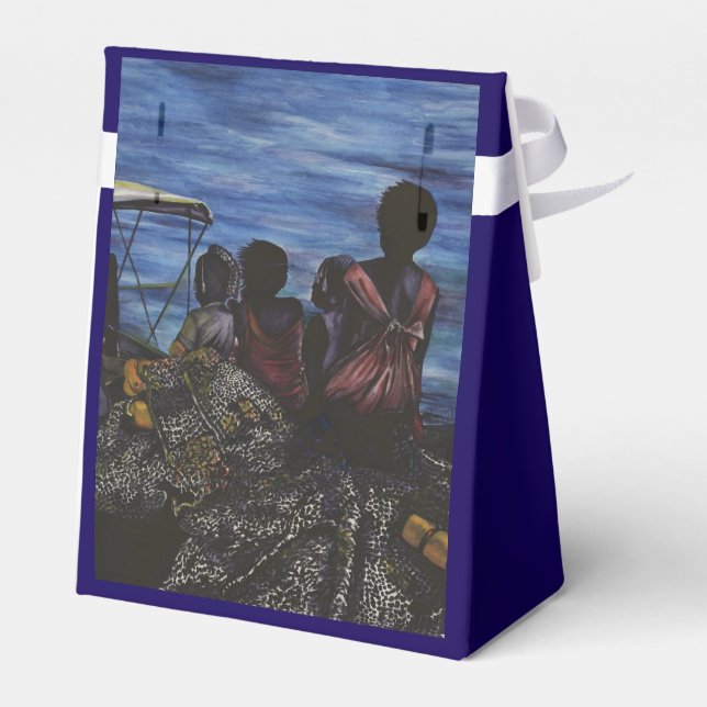 Where's Daddy? Harbor Island, Bahamas Favour Box (Back Side)