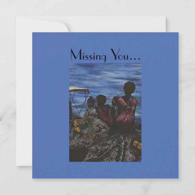 Where's Daddy? Harbour Island, Bahamas Card (Front)