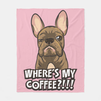 Where's My Coffee cotton blanket