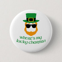 Where's My Lucky Charms? St Patrick Day Leprechaun