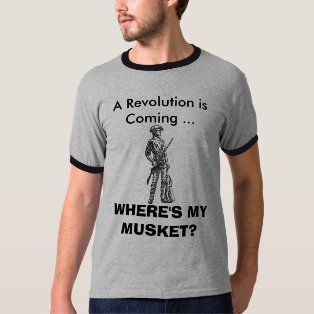 WHERE'S MY MUSKET? T-Shirt (Front)