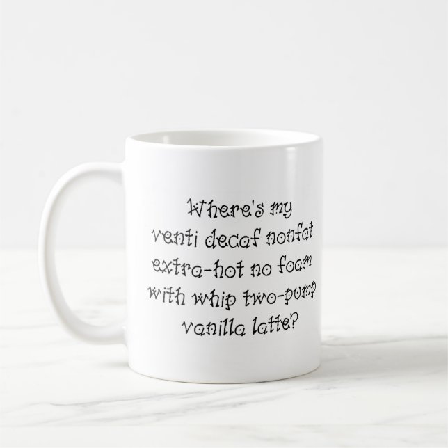 Where's my venti decaf coffee mug (Left)