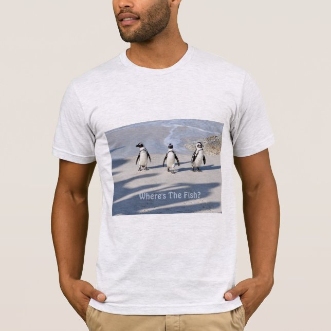 Where's The Fish? Cape Penguins, T-Shirt (Front)