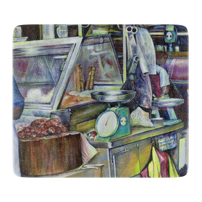 Where's the Fish Head Curry? Singapore Cutting Board (Front)