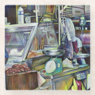 Where's The Fish Head Curry? Singapore Glass Coaster