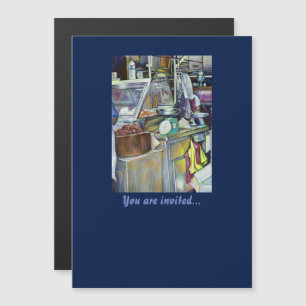 Where's The Fish Head Curry? Singapore Magnetic Invitation