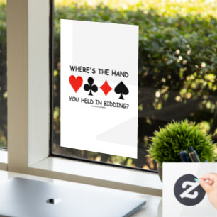 Where's The Hand You Held In Bidding? Bridge Humou