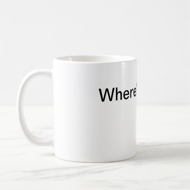 Wheres the Milk Mug (Left)