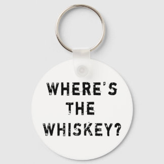 Where's The Whiskey Key Ring