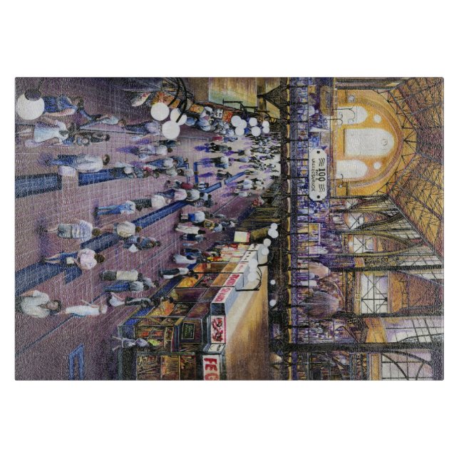 Where's the Women's Water Closet? Budapest Cutting Board (Front)