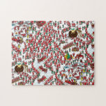 Where's Waldo | Being Santa Jigsaw Puzzle<br><div class="desc">He's off to a new adventure. Can you find Wally among all the Santa's?</div>