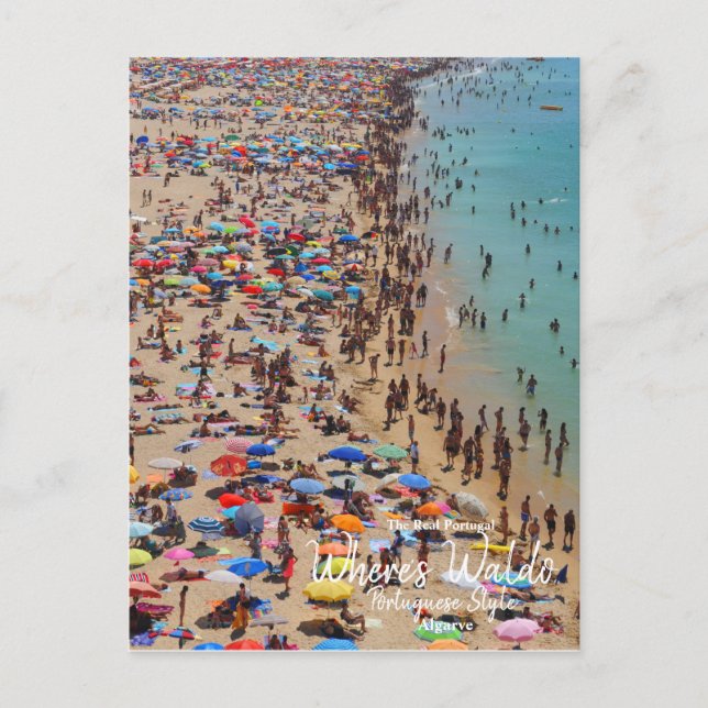 Where's Waldo-Portuguese Style-Algarve Postcard (Front)