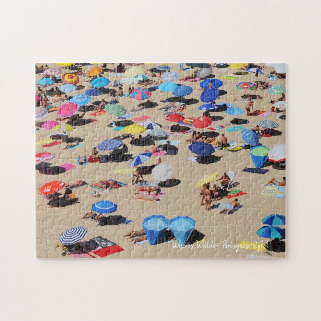 Where's Waldo- Portuguese Style! Jigsaw Puzzle (Horizontal)