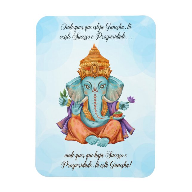 Wherever Ganesha is Magnet (Vertical)