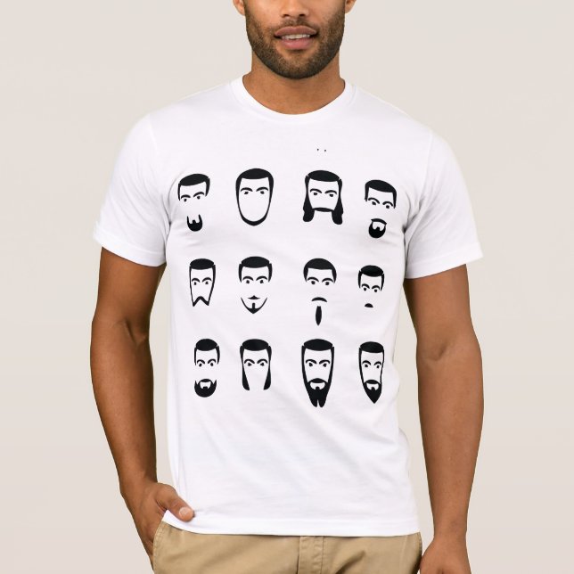 WHICH BEARD SUITS YOU? T-Shirt (Front)