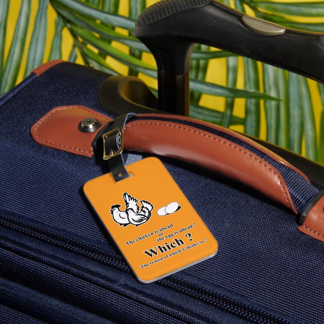 Which came first ? luggage tag (Front Insitu 1)