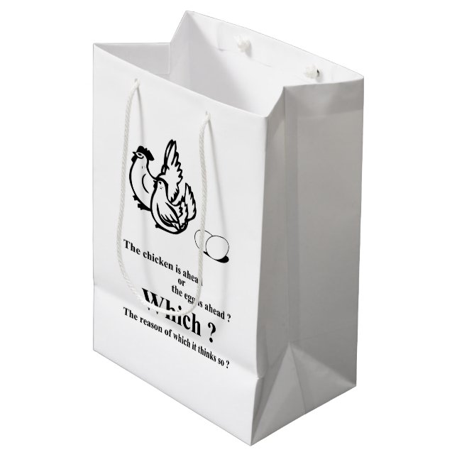 Which came first ? medium gift bag (Front Angled)