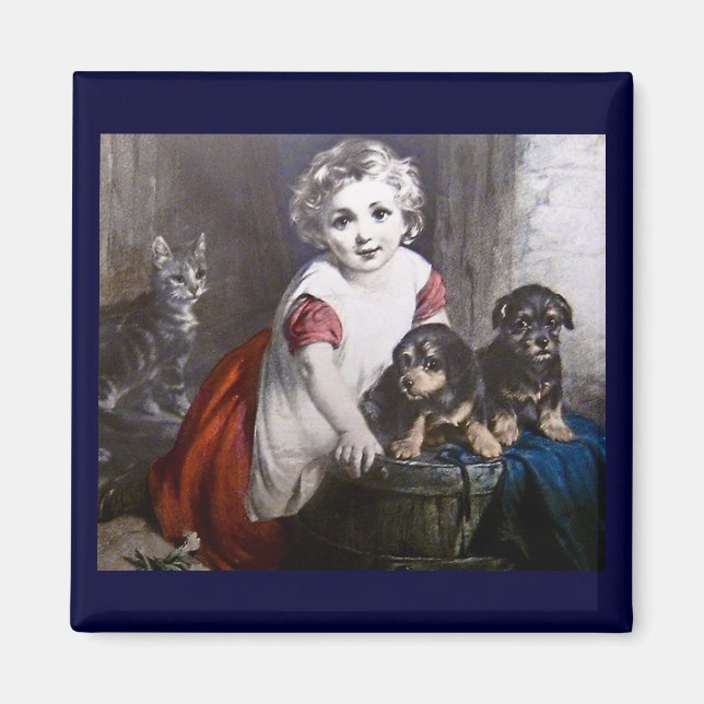 Which do you like?  Magic Lantern Slide Magnet (Front)