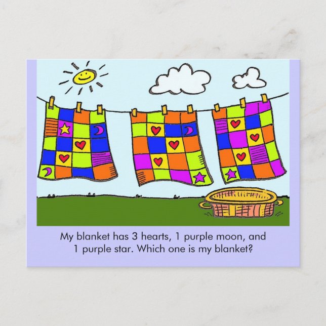 Which One is My Blanket? Postcard (Front)