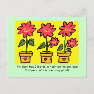 Which One is My Plant? Postcard