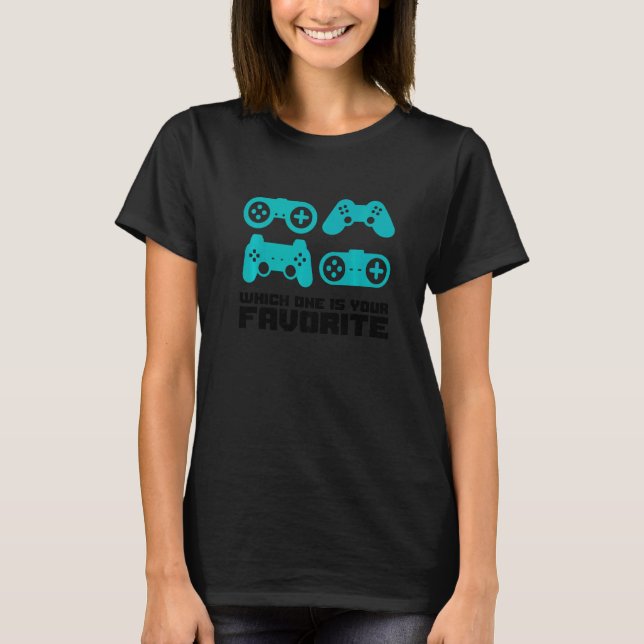 Which One Is Your Favourite Controller Console Vid T-Shirt (Front)