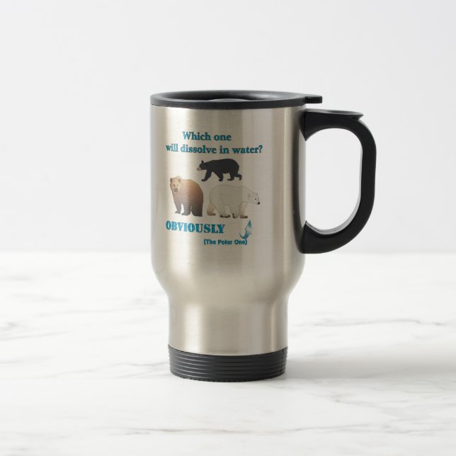 Which one will dissolve in water Polar Chemistry Travel Mug (Right)